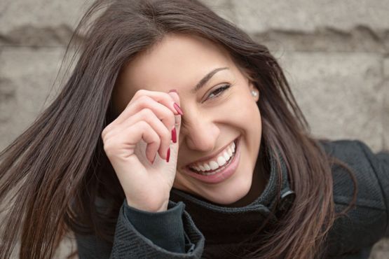 Mujer sonriendo 